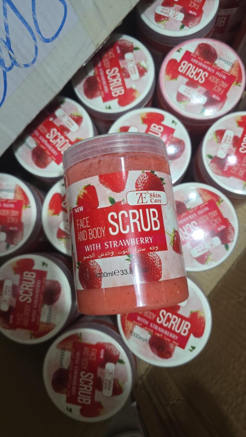 ZE skincare strawberry scrub 